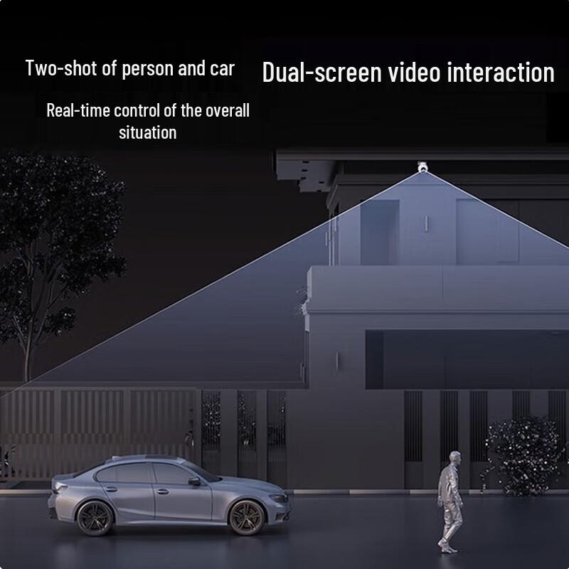 Kamera Bezpieczeństwa EZVIZ H80F 4MP Zewnętrzna Pełnokolorowa z Potrójnym Obiektywem (Wersja CN)