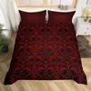 Bedding Set Digital Print Comfortable Duvet Cover for Home Bedroom Decoration, 1 Duvet Cover and 2pillowcase with Zippers