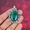 Malachite Pendant, 925 Sterling Silver Pendant Jewelry. Gift For Women Handmade Pendant Gemstone Jewelry