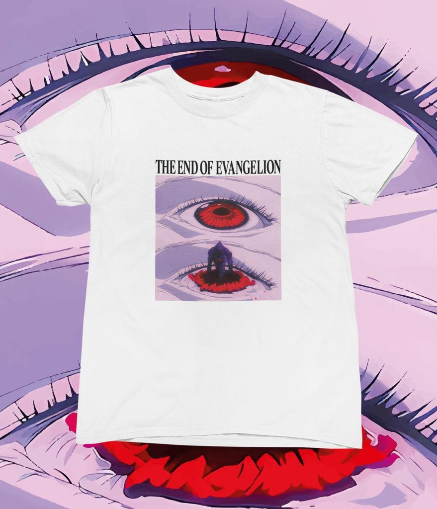 Neon Genesis Evangelion Anime End Of Evangelion Printed Tshirt Unisexs And Womens Tshirt Unisexs Top Tshirt 2026 Summer New Tee