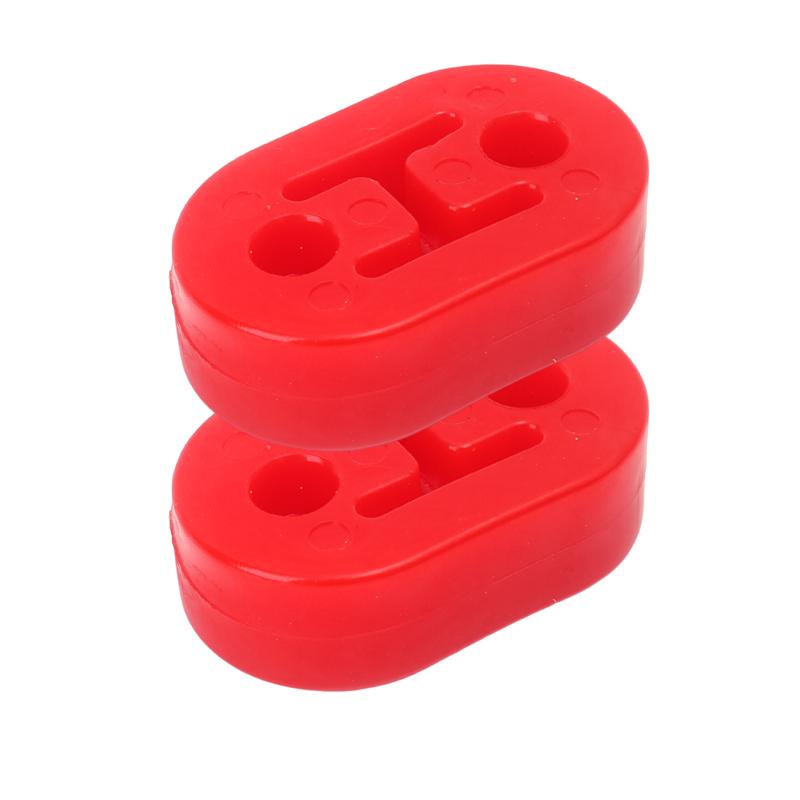Lifting Towing Wheel Muffler Support Shock Absorber Automobile Universal Two Holes Exhaust Pipe Hanger Cushion Rubber Parts