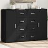 VidaXL Buffets 2 Pcs Black 60x31x84 Cm Engineered Wood, Storage Cabinet, Entryway Furniture, Accent Furniture, Furniture of 3276589