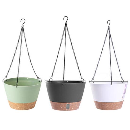 Nordischer Stil, weit verbreitet, Pflanzen, PP-Harz, Anthony, hängender Orchideen-Blumentopf, Gartenbedarf, Korb