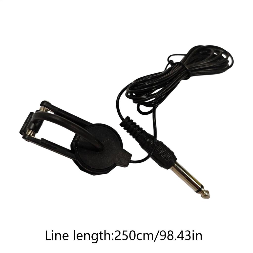 Acoustic Guitar Pickup Acoustic Guitar Clamp-On Pickup Stringed Instrument Playing Aid Audio Accessories for Gathering Stage