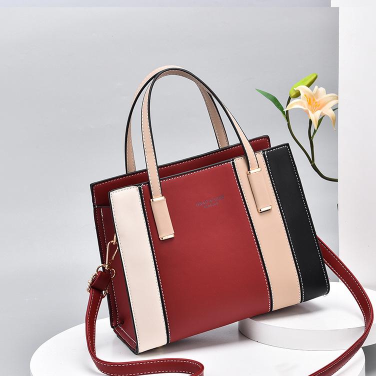 2026 New Fashion Women's Bag Single-shoulder Cross-body Women's Bag Street Trend Splicing Handbag