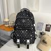 Schoolbag School Bag Junior High School Girls Pain Bag Korean Large Capacity High School Students Backpack Women's Star Printed Versatile Backpack