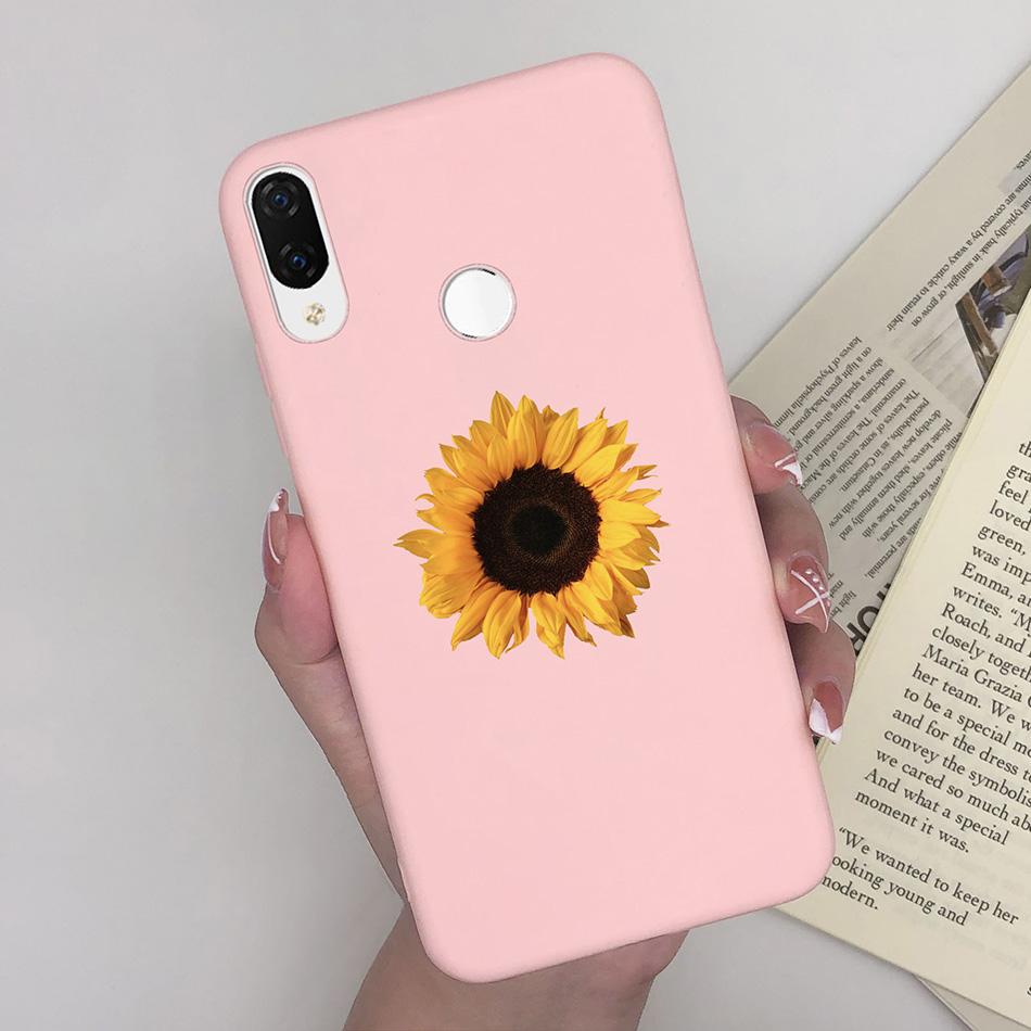 For Huawei Nova 3i Nova4 Case Shockproof Matte Cute Cartoon Soft Silicone Phone Back Cover For Huawei P Smart Plus Nova 3i Coque