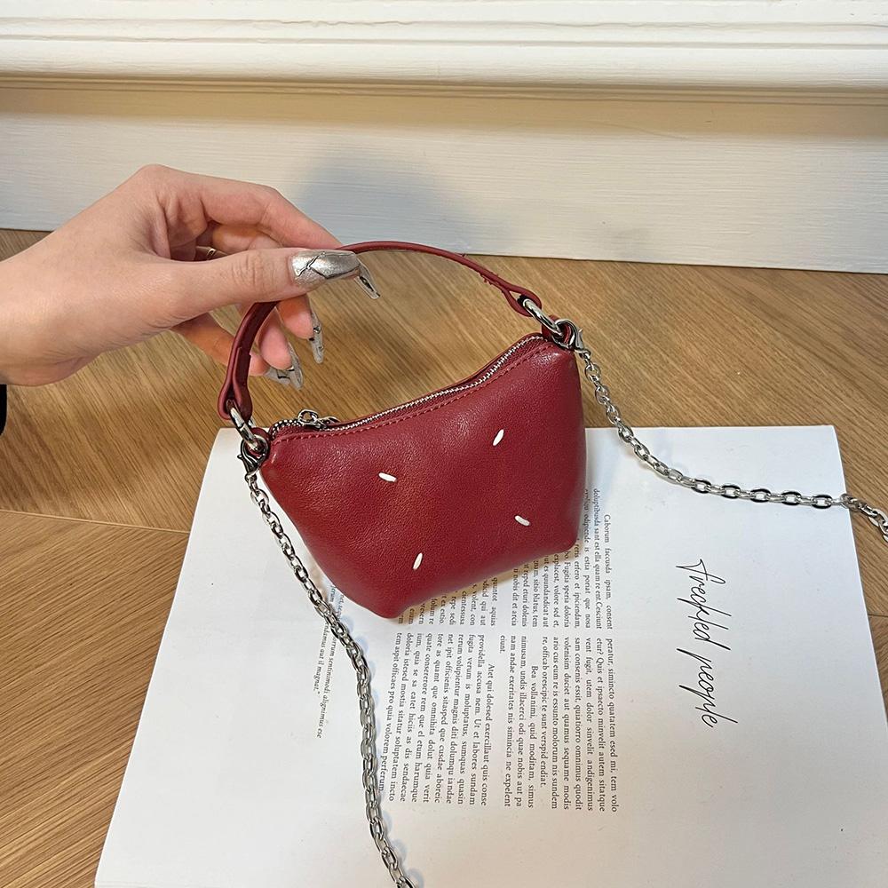 2025 Super Mini Women Handbags Genuine Leather Crossbody Bag First Layer of Cowhide Purse Branded Style Chains Shoulder Bags