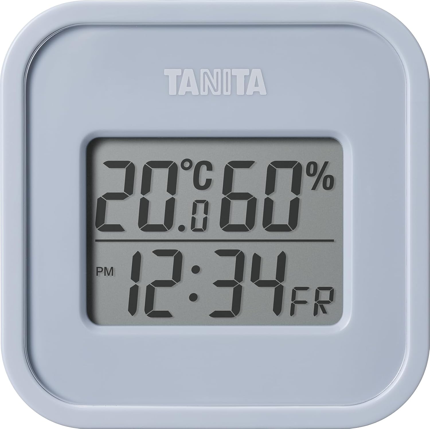 Tanita Thermo-Hygrometer Digital Wall-Mounted Tabletop Blue Magnet TT-588-BL