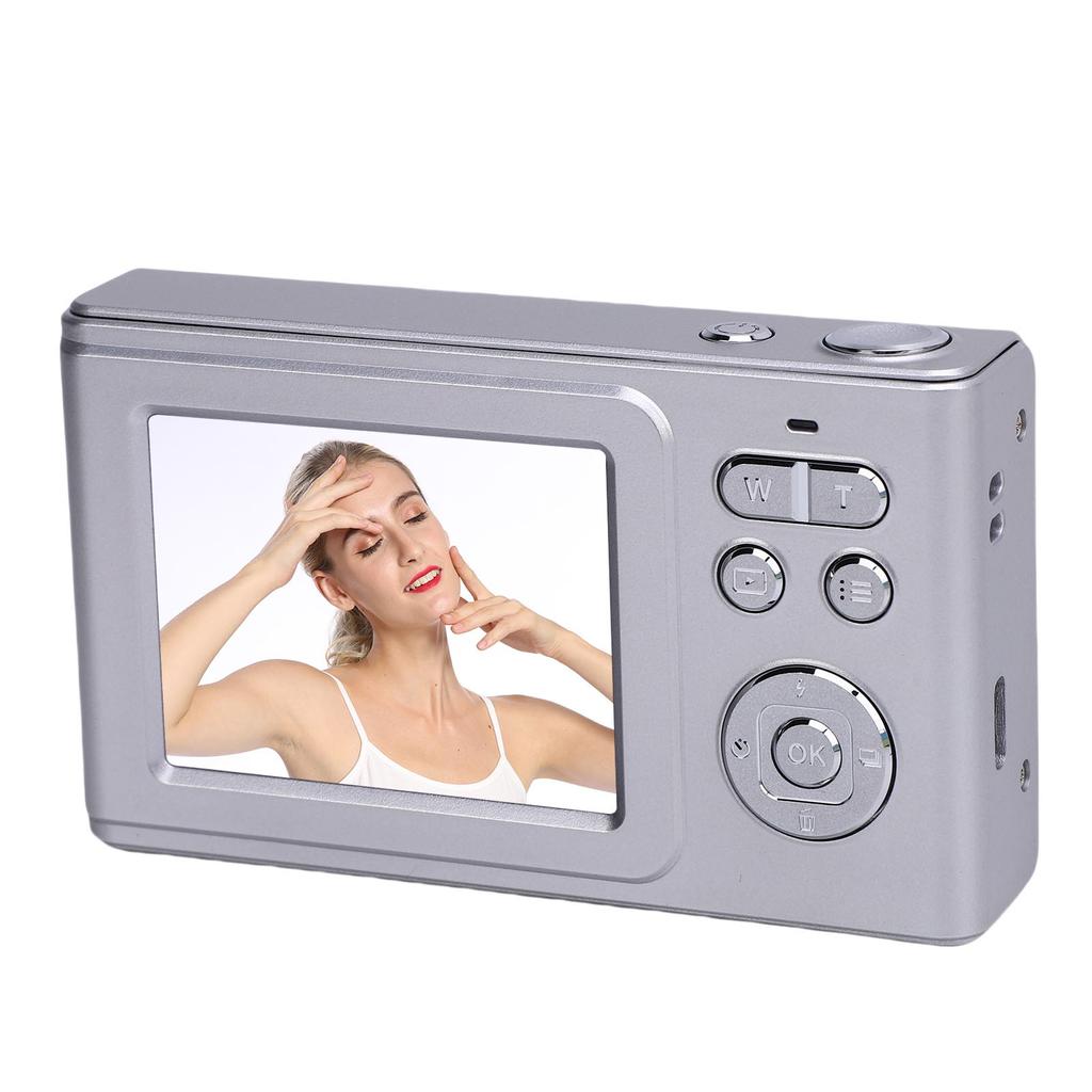 Digital Camera 48MP 1080P Video Recording 5x Digital Zoom AF Autofocus 2.4 Inch Screen Compact Video Camera for Student