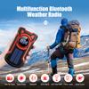 Solar 5000mAh, IP65 Waterproof Emergency Radio Hand Crank  Dustproof Bluetooth 5.3 Portable AM/FM /NOAA Weather Alert Radio