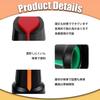 LvYiLinggg Potentiometer Knob 6mm Inner 6 Color Knob Hole Durable Volume Guitar Knob 1517mm, Diameter, Cap, D-Shaft Compatible, 180°, Plastic,