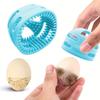 1 cepillo para lavar huevos para limpiar huevos frescos, herramientas de limpieza reutilizables, cepillo de silicona para fregar para lavar huevos de pollo y aves de corral.