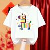 Children's T-shirt with Chinese New Year Short Sleeved Red T-shirt