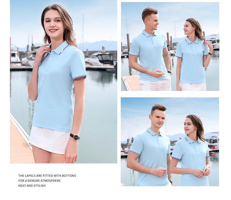 Custom Corporate Logo Polo Shirt - Short Sleeve Workwear for Summer Advertising & Team Outfits