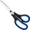 9-Inch Stainless Steel Handmade Scissors with Rubber and Plastic Handle for Household, Office, Tailoring, and Art