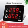 Digitale Temperatuur- en Vochtigheidsmeter met Hoge Precisie en Groot Scherm, Opties voor Wandmontage en Tafelgebruik voor Binnengebruik