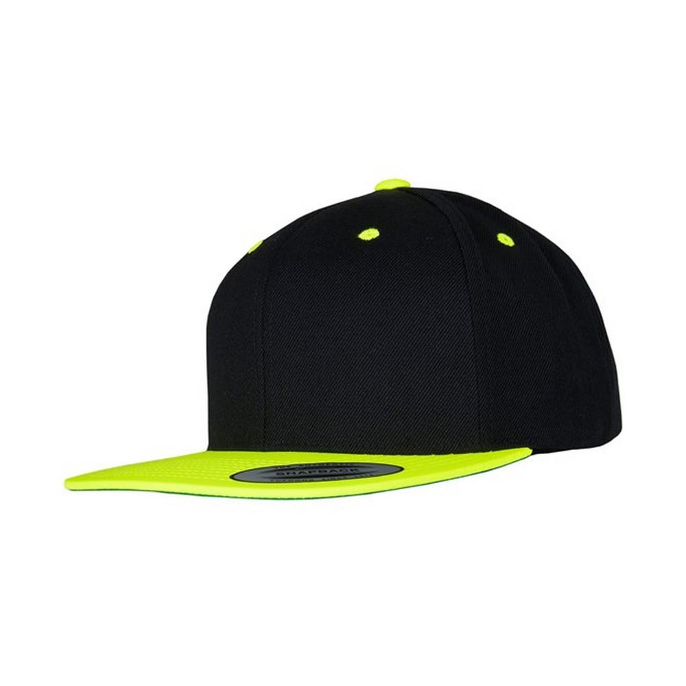 Yupoong Mens The Classic Premium Snapback 2-Tone Cap