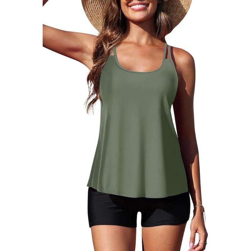 

New European and American Split Bikini Three-point Women s Versatile Seaside Vacation Swimsuit 2XL