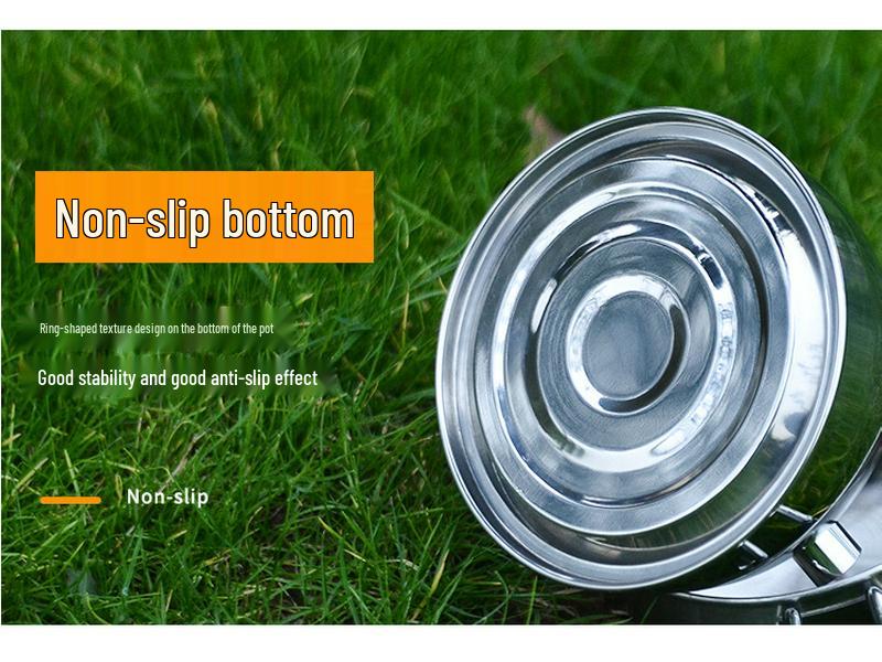 Mini 304 Stainless Steel Outdoor Kettle for Camping, Picnics, and Fishing – Portable Teapot for Boiling Water and Coffee