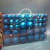 100-Piece Christmas Tree Ornament Set: Shiny, Hollow 3-6cm Balls