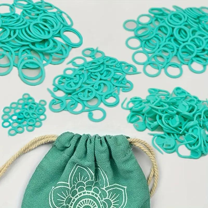60 DIY Yarn Knitting Stitch Markers: Plastic Safety Pins for Stitches