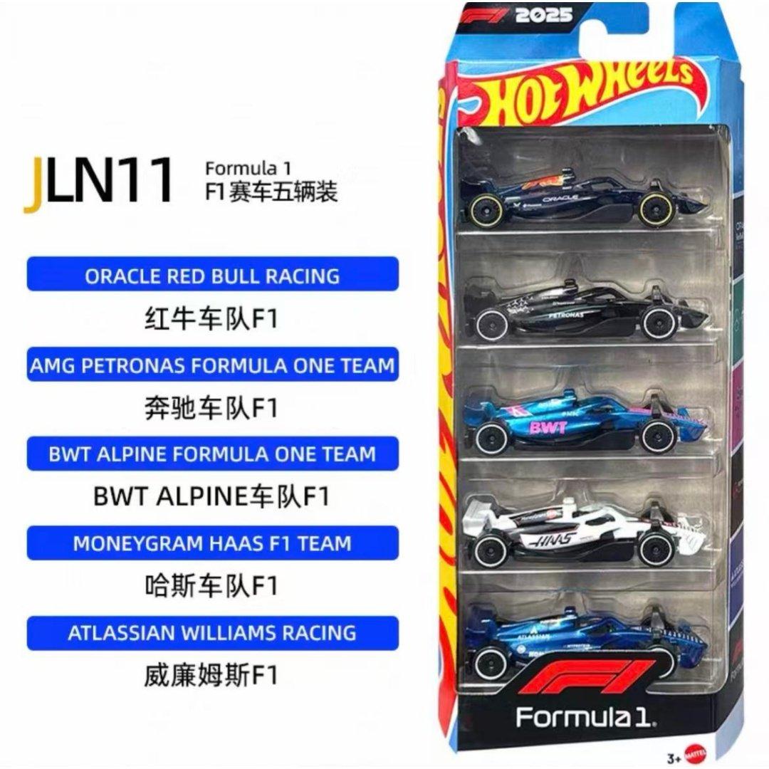 

Hot New In Stock Wheels Formula Jln11 Collectible Car Toy Set Packs Diecast Vehicle Gift X 1 1/64 5 Kid Friendly Entertaining Fun Play Safe