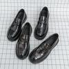 Außenhandel Lederschuhe Herren Businesskleid Lässig Neu Koreanische Version Trend Britischer Stil Friseur Jugend Trendschuhe Herren