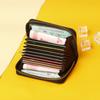 Women Houndstooth Wallet Pu Leather Multi-functional Multi-card Slot Zipper Coin Purse