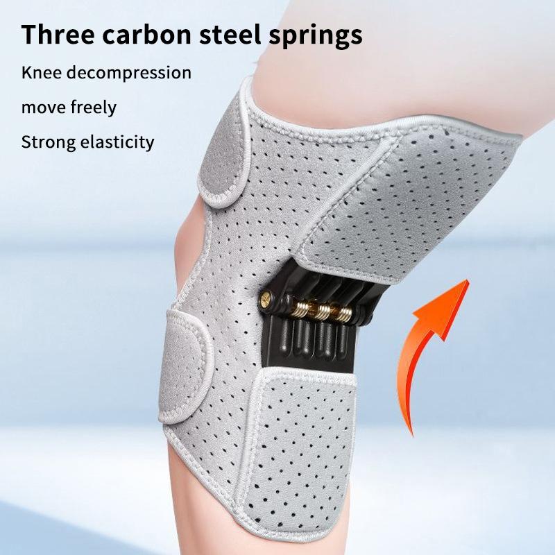 1/2Pcs Joint Support Knee Pad Non-Slip Lift Pain Relief For Knee Power Spring Force Stabilizer Knee Booster Working Sports Elder