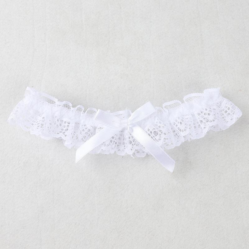 Sexy Fashion Lingerie Wedding Garter Belt Bride Cosplay Party Accessories Bowknot Flower Lace Elastic Leg Ring Bridal Leg Garter