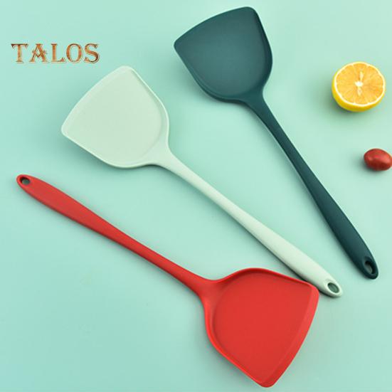 Silicone Spatula Wide Cookware Hanging Hole Design Practical Silicone Chinese Spatula Kitchenware Cooking Utensils