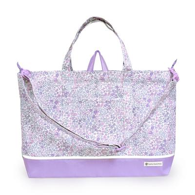 Bolsa de Ombro Gusseted Estilo Doce Colorido [Modelo Primavera 2026] Repelente à Água, Leve, Design Floral Mist, Resistente a Manchas, Resistente a Amassados, La