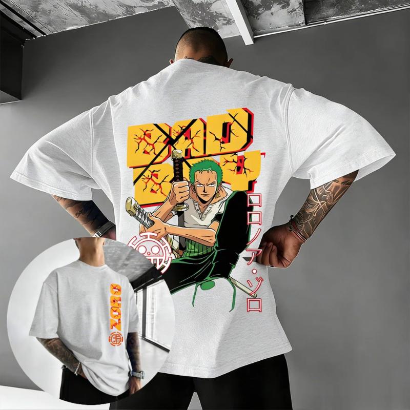 One Piece Zoro Anime T Shirt Men Women Cotton Short Sleeve Tee Summer 2026 Cartoon Graphic Tee Streetwear Casual Top Y2k Clothes
