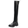 Trendy Women's Knee High Boots  Autumn and Winter New Style Square Heel Warm Long Leg Women's Boots