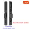 IP65 Waterproof Works With Tuya APP Smart Fingerprint Password RFID Card Lock For Pull Push Sliding Bridge Cutoff Aluminum Door