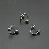 Stainless Steel Nose Ring Piercing Horseshoe Spike Septum Piercing Lip Tragus Helix Piercing Body Piercing Ring Hip Hop "S"