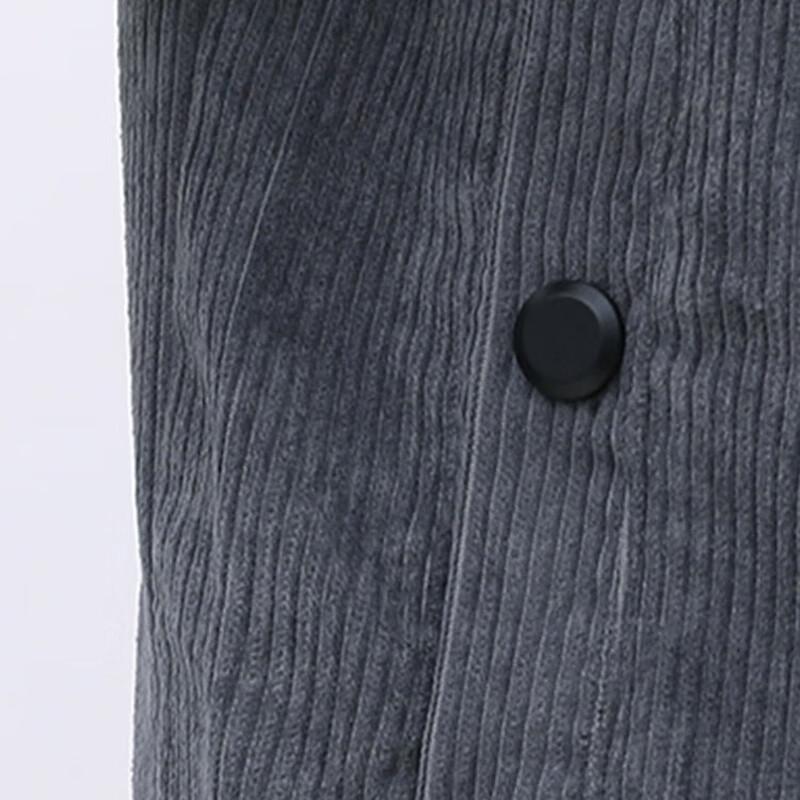 ROMON Men's Spring Autumn Corduroy Casual Jacket