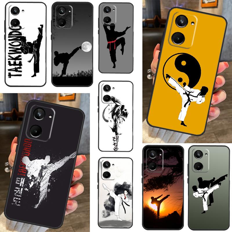 Kung Fu Taekwondo Karate Case For Realme GT Neo 5 2 3 GT3 8 9 10 Pro Plus C11 C15 C21 C30 C31 C35 C33 C55 C25s C21Y