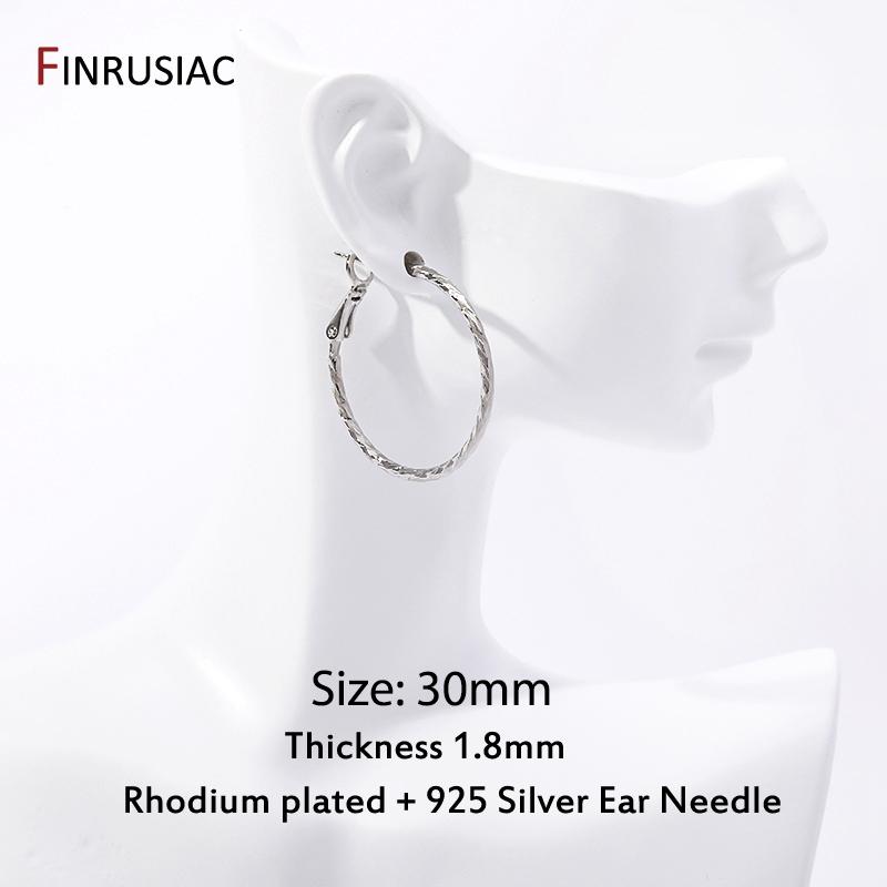 Модные Серьги-Кольца Позолоченная Латунь 14K Большие Круглые Серьги для Женщин Скрученные Заявление Серьги Подарок на Вечеринку 1 Pair