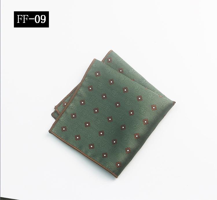 Pocket Towel Men'S, Suit Banquet Wedding Groom Best Man Striped Pattern High-End Small Square Towel Handkerchief