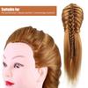 40% Real Human Hair Mannequin Head Hairdresser Training Head Cosmetology Doll Head Blond