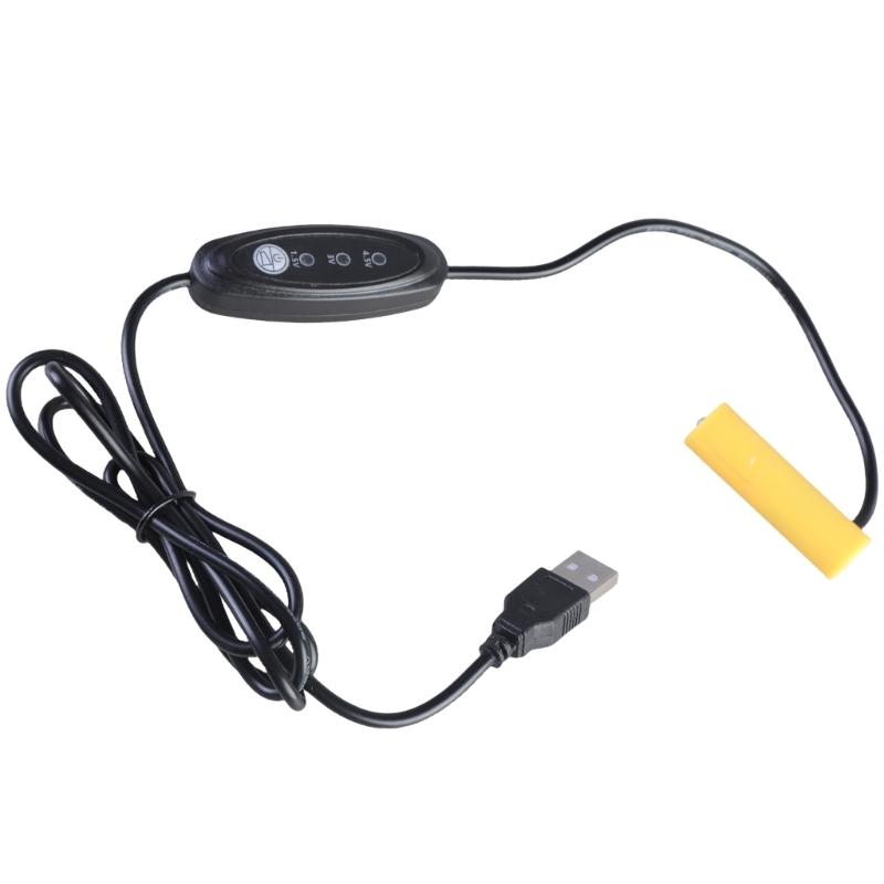 Battery Elimination Cable USB 5V To 3/4.5/1.5V Power Supply Adapter Cord Wire for LED Light Compatibility 1-3pcs 1.5V AA