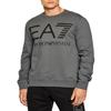 EMPORIO ARMANI EA7 Sweatshirts Men's Gray Crew Neck Moderate Regular 6KPM68-PJBWZ-1977