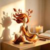 Mindfulness Abstracte Yoga Beeldje Hars Woondecoratie Standbeeld Bureau