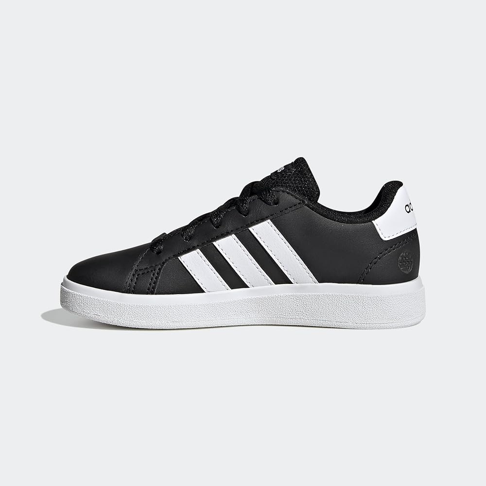 Adidas Kids Grand Court 2.0 Sneakers Core Black/Footwear White 18.5 Cm for Boys and Girls