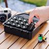 JJC 135 Film Holds 15 Rolls of 35mm Protective Film Canister with Made of IP67 and with Pressure Regulating Valve Case, Film, Cap, PE, Waterproof,