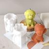 Silicone Crafting Mold Candle Moulds Resin Art Moulds Dog Shape Craft Molds Candle Making Molds for Hand-Making
