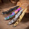 Mini Stainless Steel Folding Knife Outdoor Carrying Mirror Sharp Pocket Folding Knife EDC Outdoor Tools