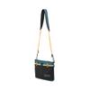 Li Ning Polyester Shoulder Bag, Crossbody Bag Unisex Basic Black & Dark Cyan ABDW257-4
